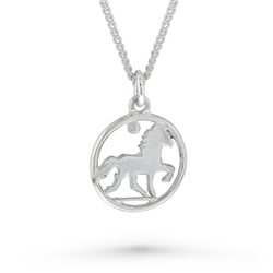 Tolt Tack Blikka Silver Classic Necklace